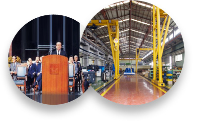 成立韩国电缆工业株式会社, 注塑成型工厂内部全景